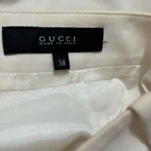 Gucci white cigarette skirt. Worn no tags